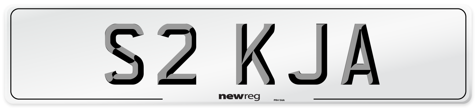 S2 KJA Number Plate from New Reg